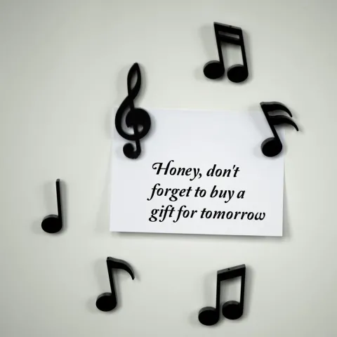 Muzyczne magnesy NUTKI