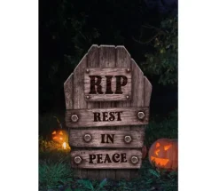Nagrobek RIP Rest in Peace dekoracja Halloween 56 cm