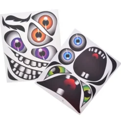 Naklejki na dynię dekoracja Halloween 4 szt.