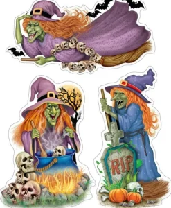 Naklejki na szybę okno XL dekoracja Halloween mix