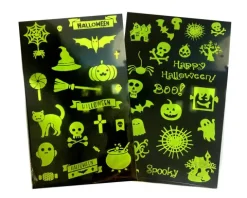 Naklejki świecące w ciemności dekoracja Halloween
