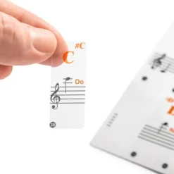 Naklejki do nauki gry na pianinie, keyboardzie, fortepianie
