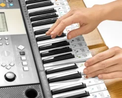 Naklejki do nauki gry na pianinie, keyboardzie, fortepianie