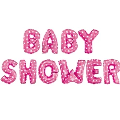 Napis BABY SHOWER balon foliowy