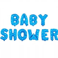 Napis BABY SHOWER balon foliowy
