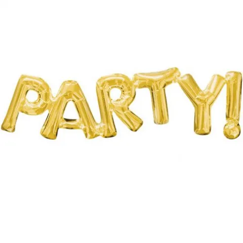 Napis PARTY! Balon foliowy Anagram