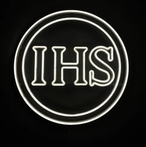 Napis LED neon - IHS Komunia