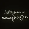 Napis LED neon - Witajcie w naszej bajce! (plexi) 03