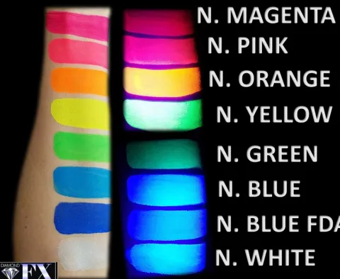 Neon UV Diamond FX farba do twarzy i ciała 30g
