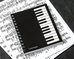 Notes muzyka - I LOVE MUSIC
