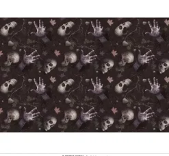 Obrus Halloween czaszki szkielet 137x274 cm