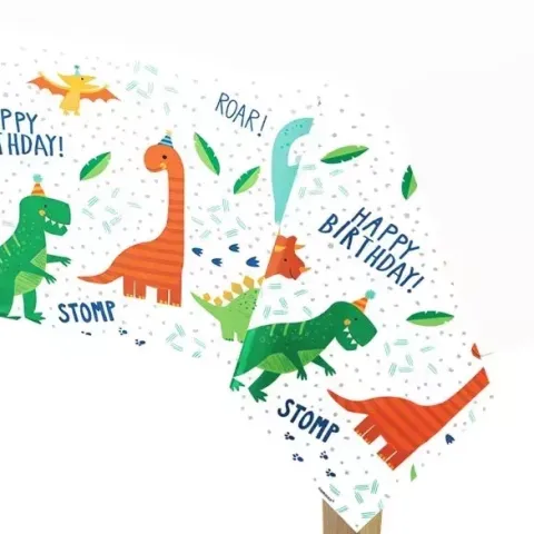 Obrus foliowy Dinozaury 137x260 cm