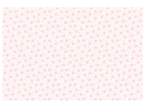 Obrus papierowy Łapki kotka różowy 180x120 cm
