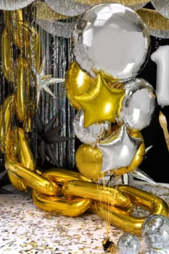 Okrągły jednokolorowy balon foliowy pastylka 59 cm