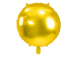 Okrągły jednokolorowy balon foliowy pastylka 59 cm