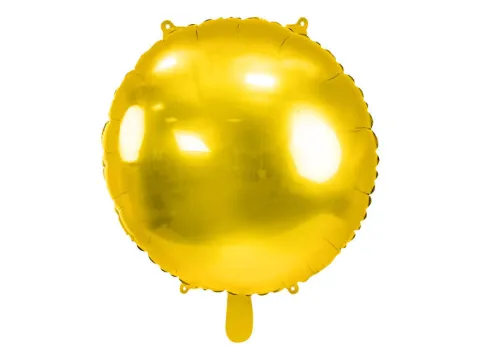 Okrągły jednokolorowy balon foliowy pastylka 59 cm