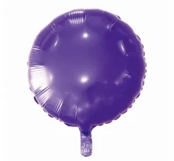 Okrągły jednokolorowy balon foliowy różne kolory 18