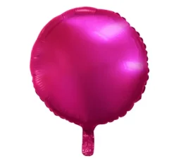 Okrągły jednokolorowy balon foliowy różne kolory 18