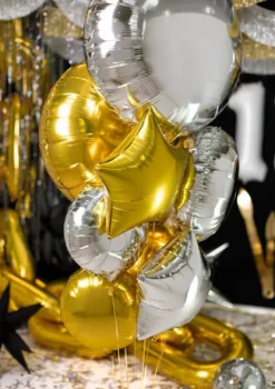 Okrągły jednokolorowy balon foliowy pastylka 45 cm