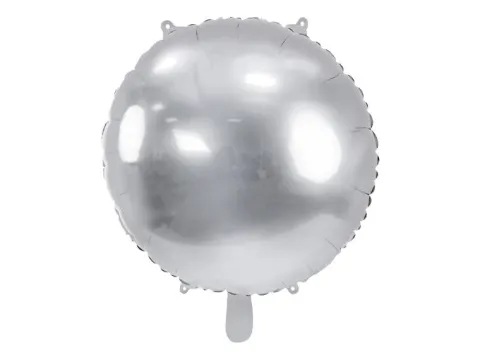 Okrągły jednokolorowy balon foliowy pastylka 45 cm