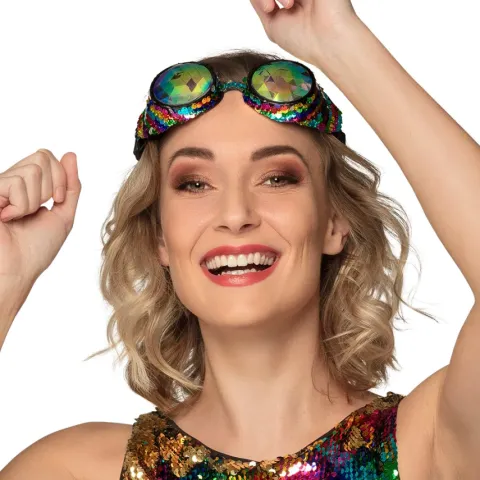 Okulary cekinowe imprezowe alkogogle na imprezę