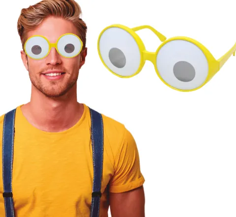 Okulary oczy żółte Minionek