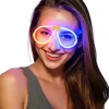 Okulary okrągłe GLOW świecące w ciemności mix kolorów