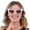 Okulary Serca Serduszka białe