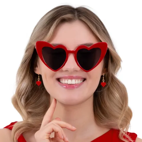 Okulary Serca Serduszka czerwone