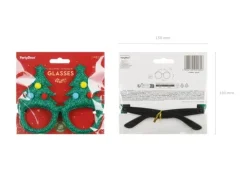 Okulary Świąteczne Choinki zielone