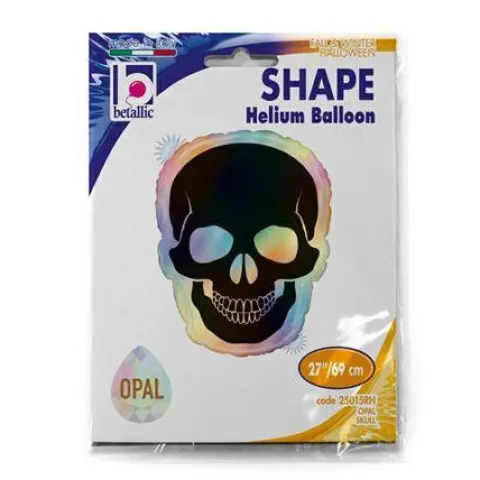 Opal Skull Rainbow Hol. balon foliowy 27" Grabo