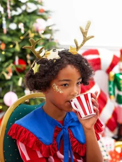Opaska Rogi Renifera ZŁOTE Boże Narodzenie Święta