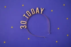 Opaska złota 30 TODAY Urodziny
