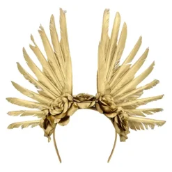Opaska korona Tiara Stella z piórami