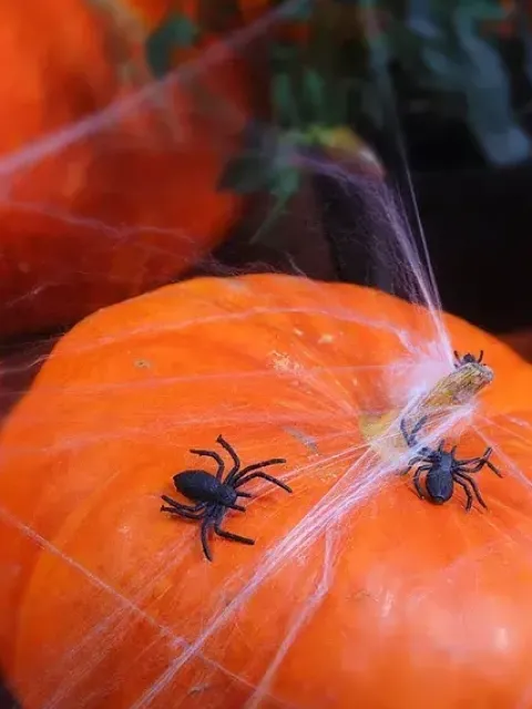 Pająki plastikowe czarne 3 cm 10 szt.