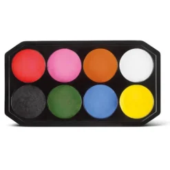 Paleta farb do malowania twarzy i ciała 8 kolorów Snazaroo 8 x 18ml