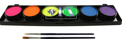 Paletka farb do twarzy Diamond FX Neonowe 6x10g