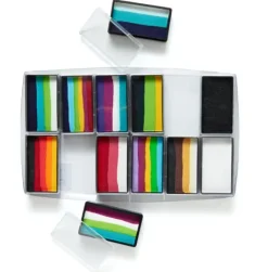 Paletka farb do twarzy Global Colours - Rainbow Explosiom One Stroke