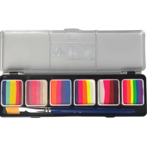 Paletka farb do twarzy Splitcake GLOW Neon Diamond FX 6x6g