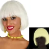 Peruka Bob Świecąca w ciemności FLUO