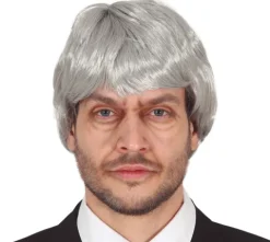 Peruka dziadka męska Siwa