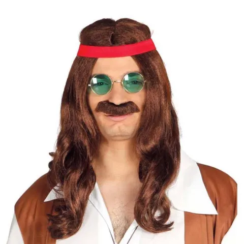 Peruka męska Hippie