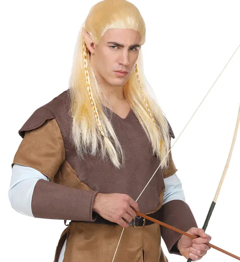 Peruka blond Elfa Władca Pierścieni Legolas