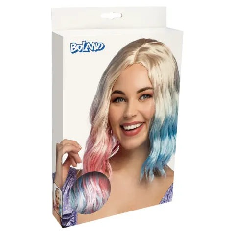 Peruka blond różowo niebieska Jenny z Wednesday
