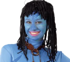Peruka z dredami czarna Avatar