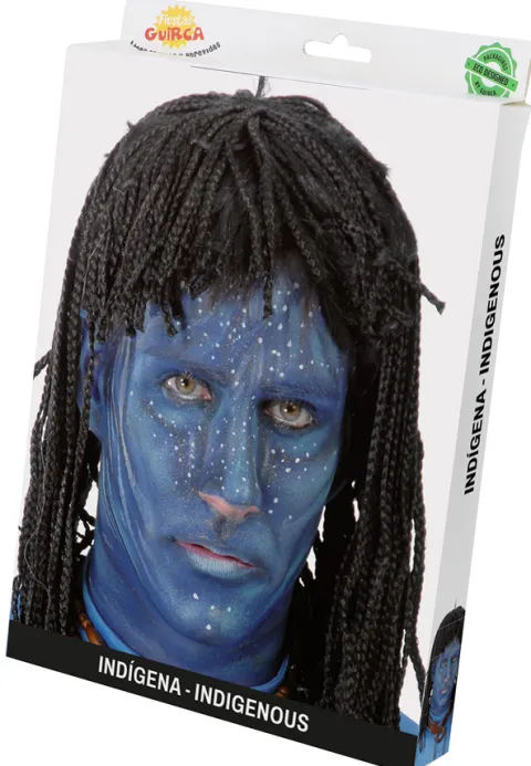 Peruka z dredami czarna Avatar