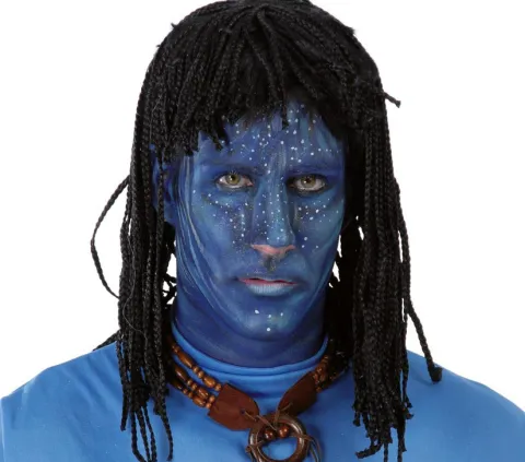 Peruka z dredami czarna Avatar