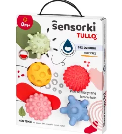 Piłeczki sensoryczne Sensorki bez dziurki 5szt. Tullo