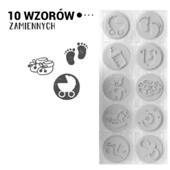 Pieczątka samotuszująca Little NIO - witaj na świecie