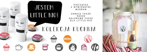 Pieczątka samotuszująca Little NIO - kuchnia